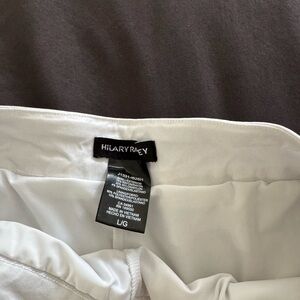 Hilary Radley Classic White Tennis Skirt